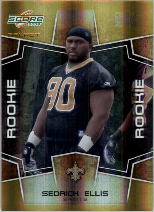 2008 Select Gold Zone #337 Sedrick Ellis