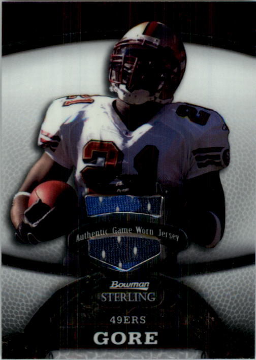 2008 Bowman Sterling #70 Frank Gore JSY