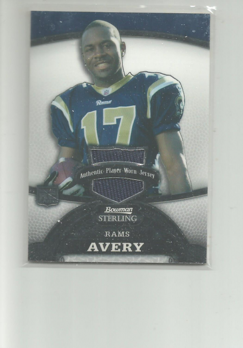 2008 Bowman Sterling #163A Donnie Avery JSY RC