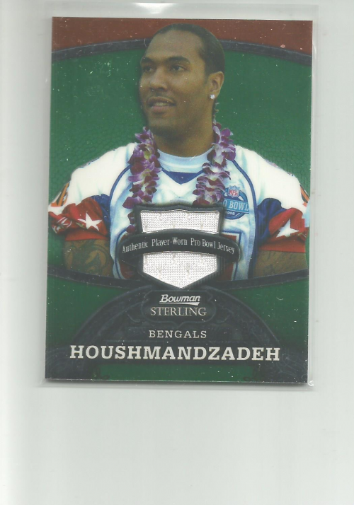 2008 Bowman Sterling Jerseys Green #95 T.J. Houshmandzadeh