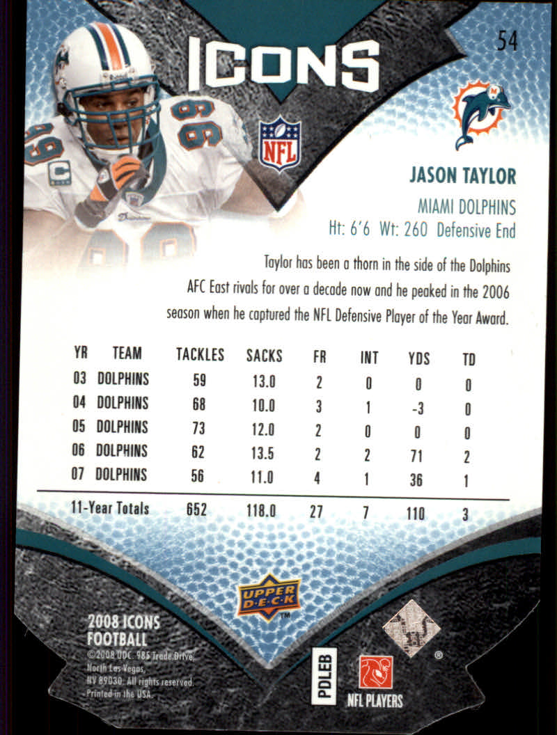 2008 Icons (Upper Deck) Football "Parallel" Cards - Bild 3 von 17