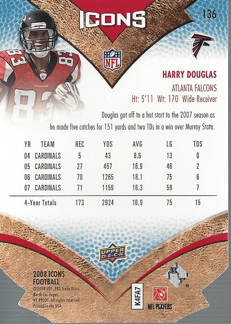 2008 Upper Deck Icons Die Cut Football Card Pick eBay