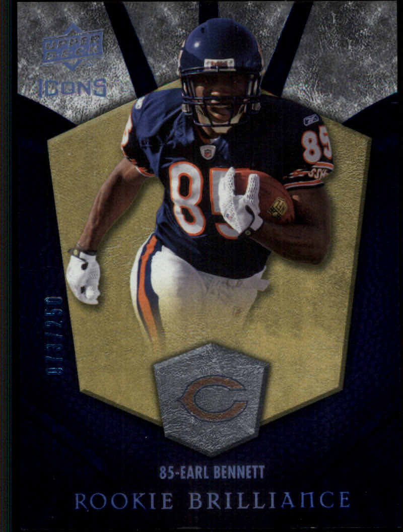 2008 Icons (Upper Deck) Football "Insert and Insert Parallel" Cards - Picture 102 of 121