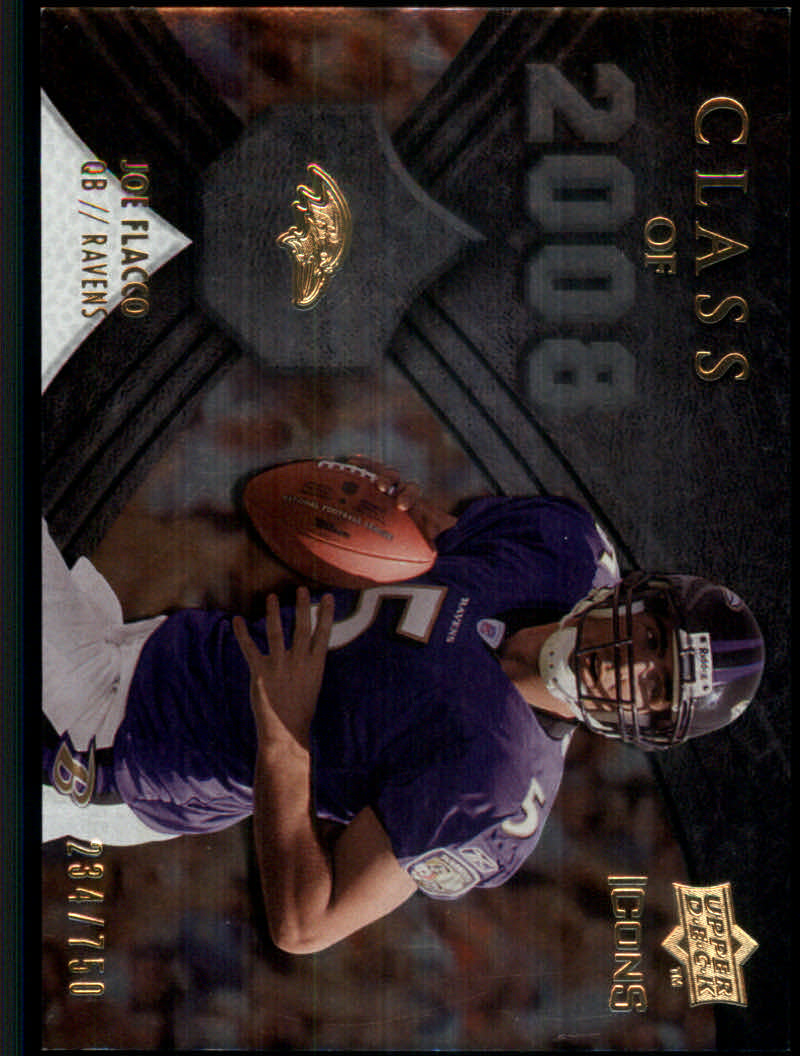 2008 Icons (Upper Deck) Football "Insert and Insert Parallel" Cards - Picture 14 of 121