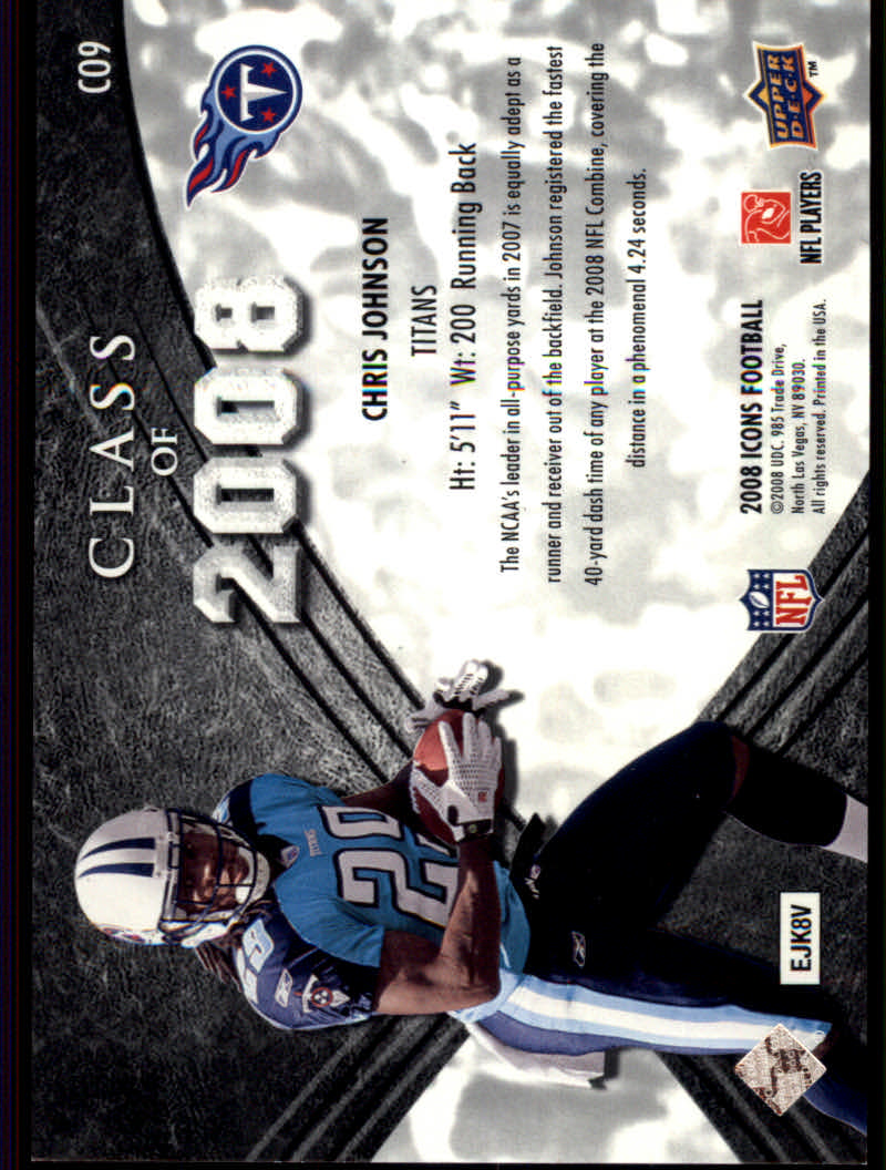 2008 Icons (Upper Deck) Football "Insert and Insert Parallel" Cards - Picture 3 of 121