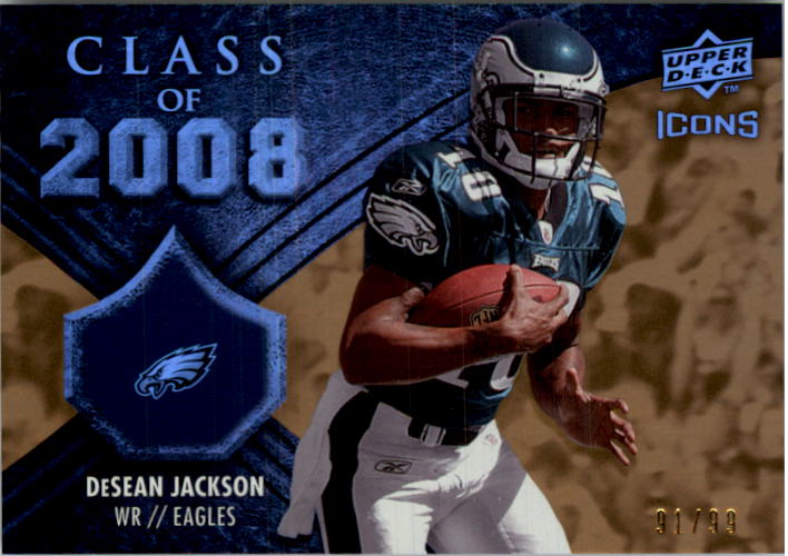 2008 Upper Deck Icons Class of 2008 Gold #CO2 DeSean Jackson