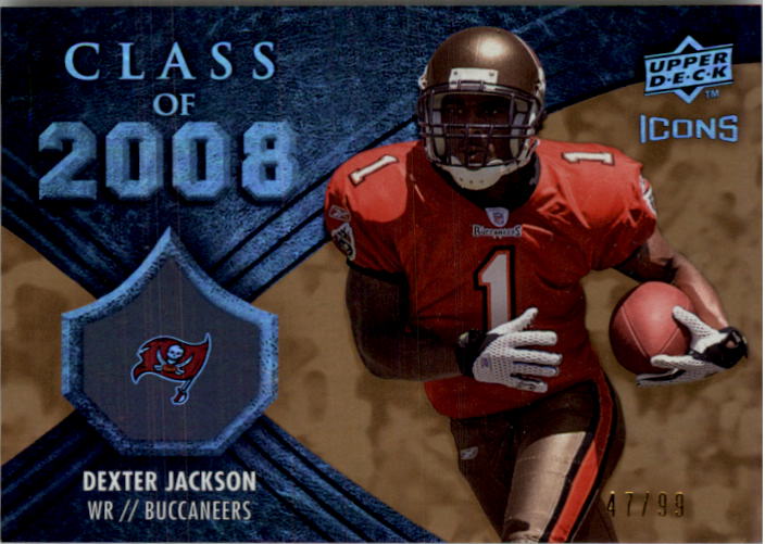 2008 Upper Deck Icons Class of 2008 Gold #CO30 Dexter Jackson