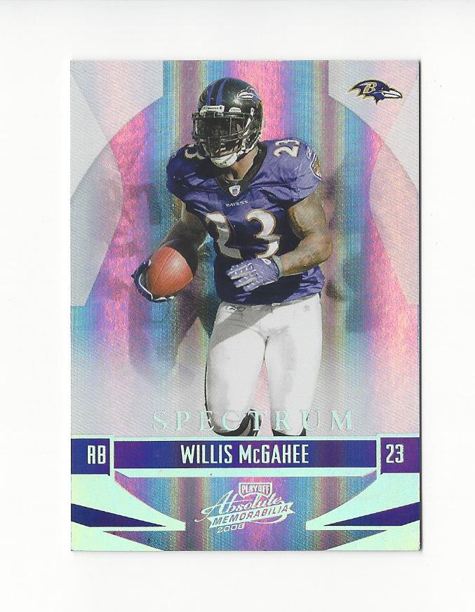 2008 Absolute Memorabilia Spectrum Silver #11 Willis McGahee