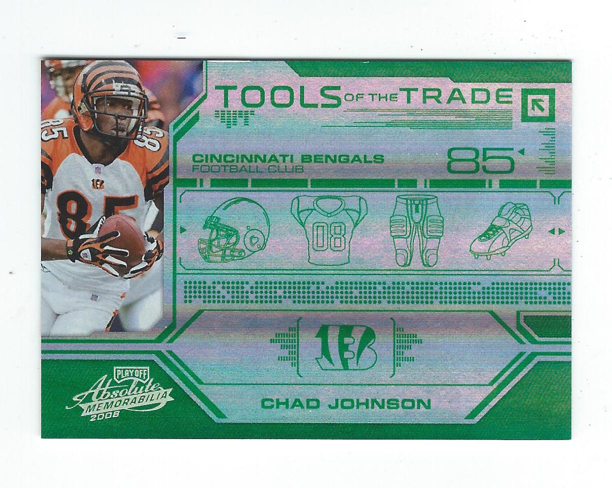 2008 Absolute Memorabilia Tools of the Trade Green Spectrum #4 Chad Johnson