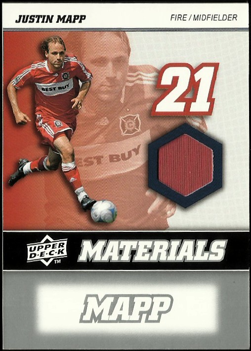 2008 Upper Deck MLS Materials #MM14 Justin Mapp