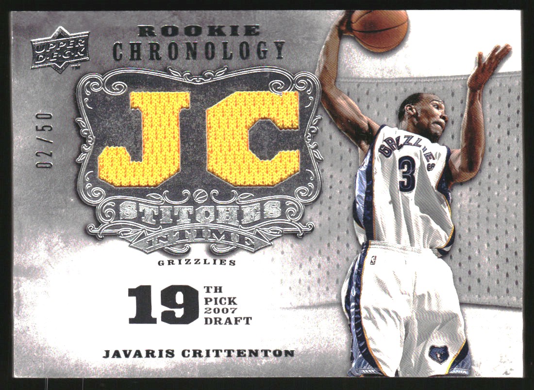 2007-08 Chronology Stitches in Time 50 #JC Javaris Crittenton