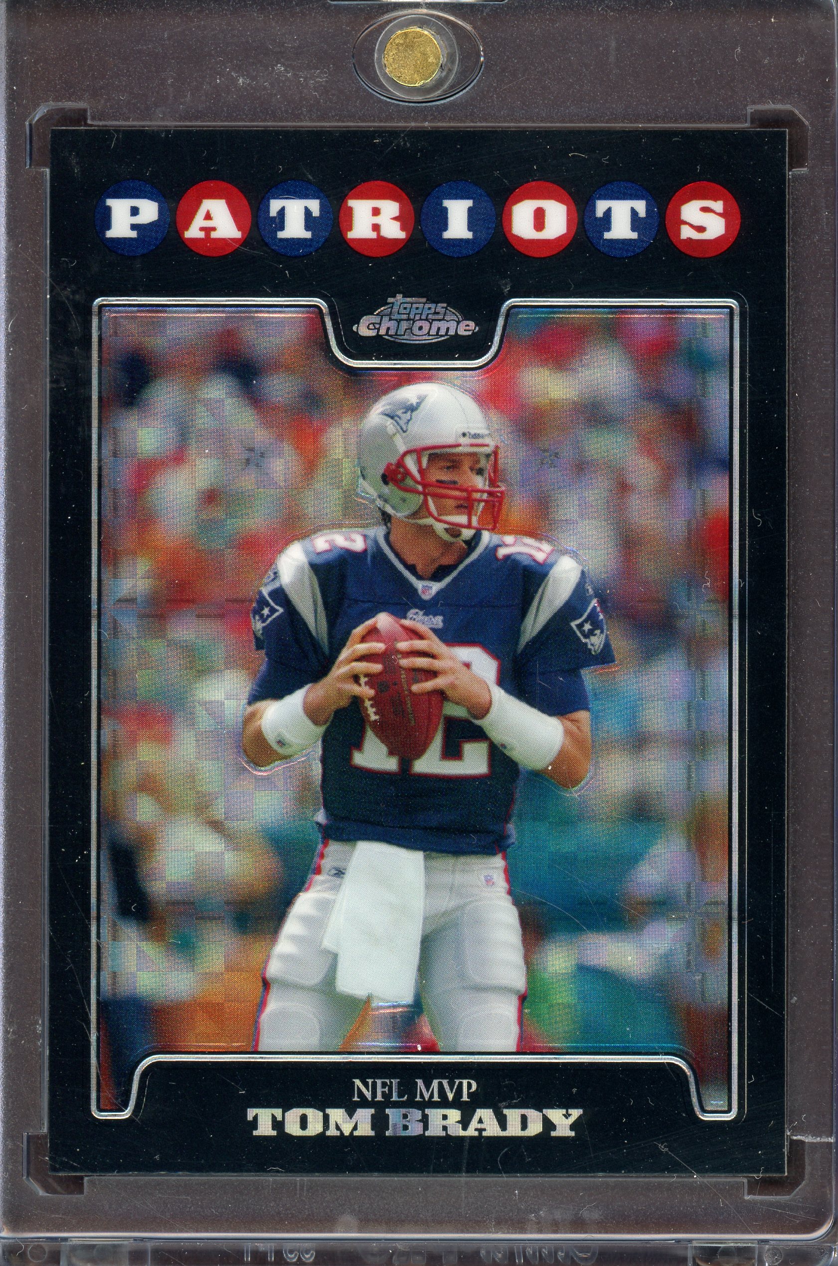 2008 Topps Chrome Xfractors #TC163 Tom Brady MVP
