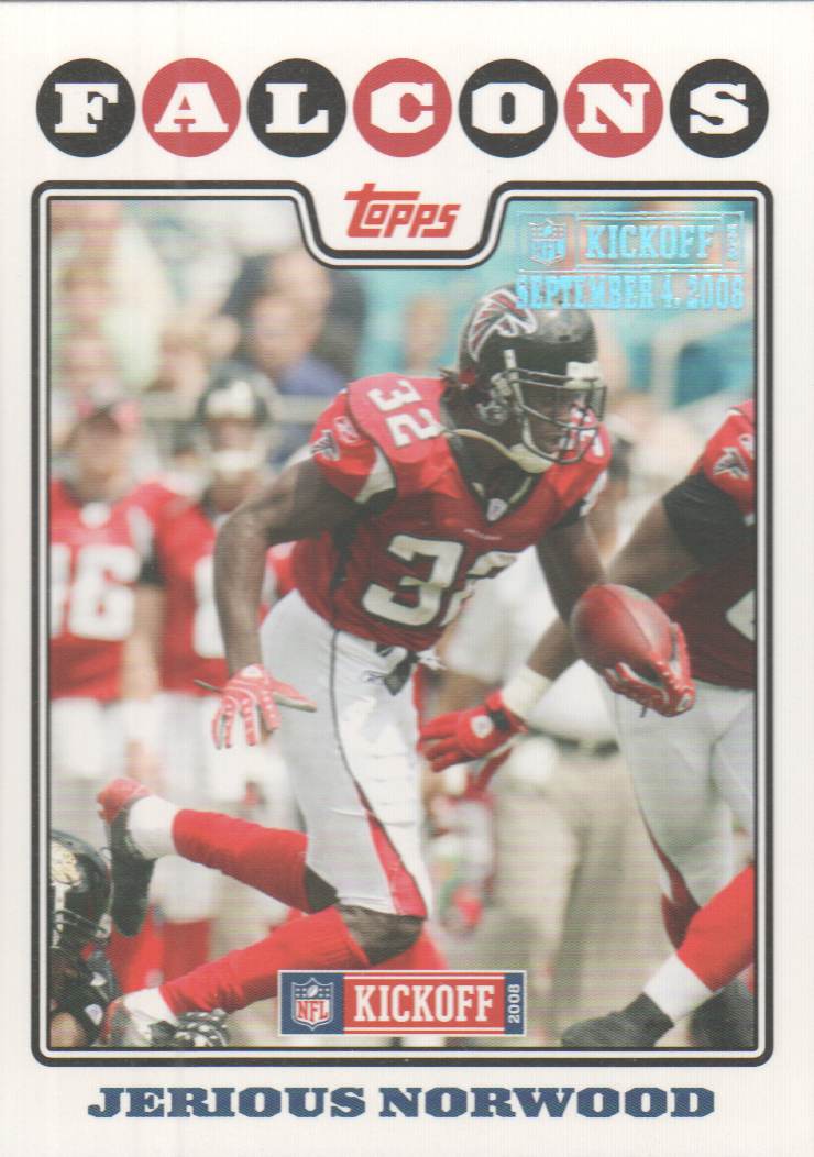 2008 Topps Kickoff Silver Holofoil #45 Jerious Norwood
