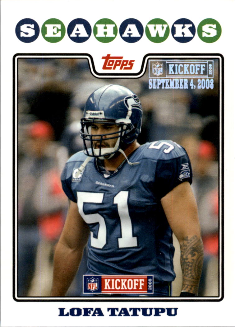 2008 Topps Kickoff Silver Holofoil #161 Lofa Tatupu - /1349 - NM-MT