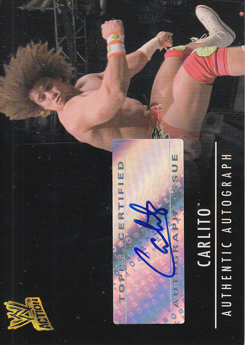 2007 Topps WWE Action Autographs #NNO Carlito
