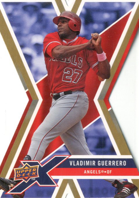 2008 Upper Deck X Die Cut Gold #52 Vladimir Guerrero