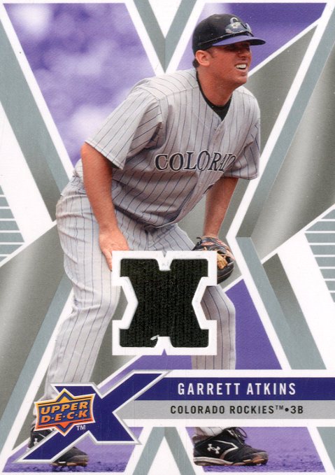 2008 Upper Deck X Memorabilia #GA Garrett Atkins