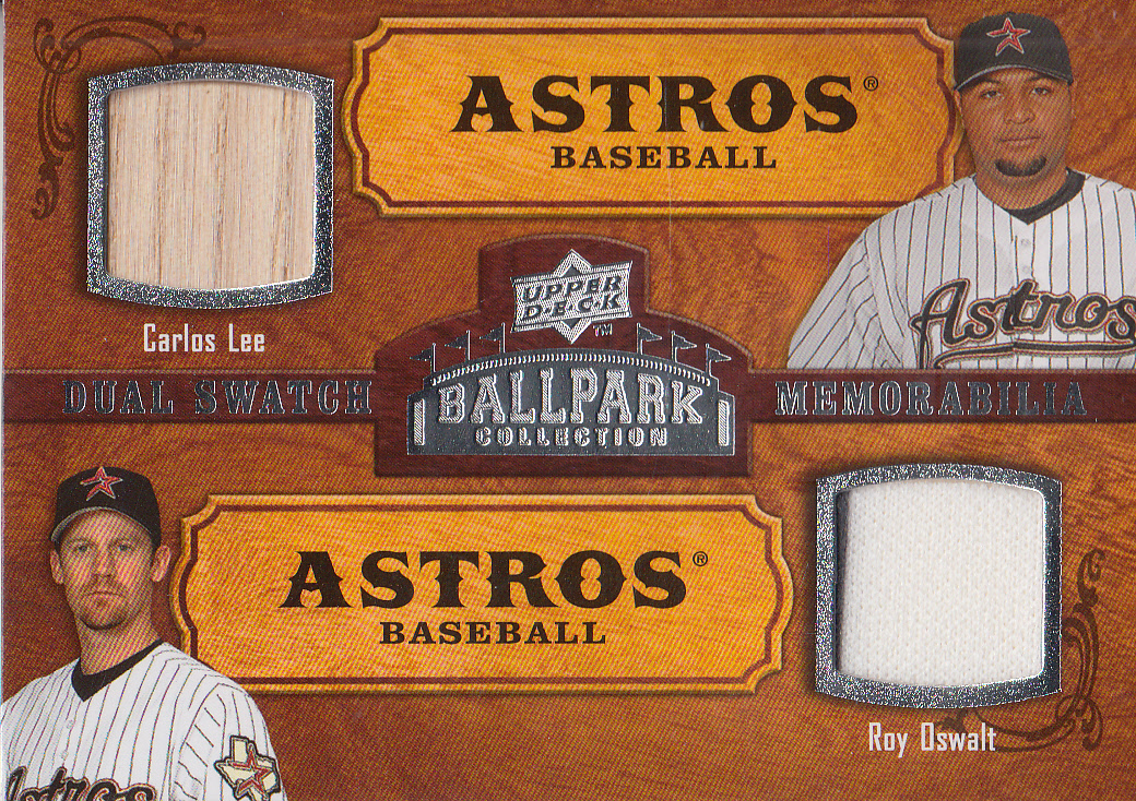 2008 Upper Deck Ballpark Collection #158 Carlos Lee/Roy Oswalt