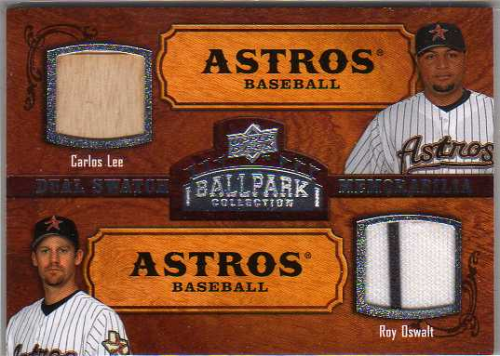 2008 Upper Deck Ballpark Collection #158 Carlos Lee/Roy Oswalt