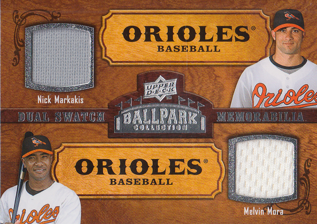 2008 Upper Deck Ballpark Collection #168 Nick Markakis/Melvin Mora