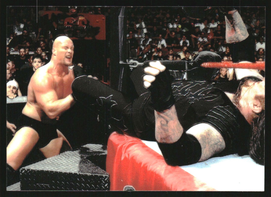 1999 Comic Images WWF SmackDown Chromium #53 Austin vs. Undertaker