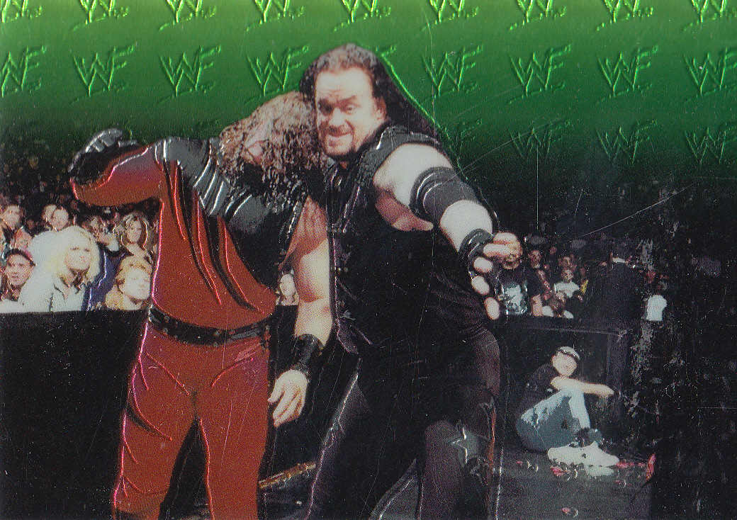 1999 Comic Images WWF SmackDown Chromium #56 The Undertaker/Kane