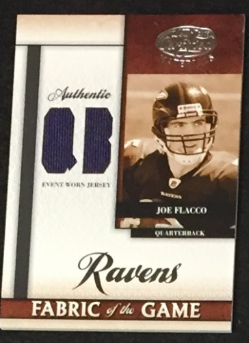 2008 Leaf Certified Materials Rookie Fabric of the Game Position #10 Joe Flacco