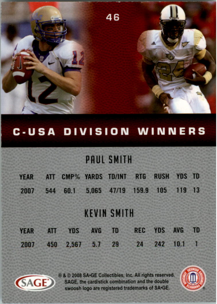 2008 SAGE Squared #46 Paul Smith/Kevin Smith back image