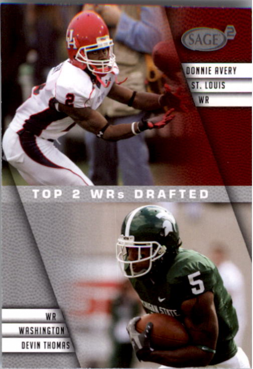 2008 SAGE Squared #64 Donnie Avery/Devin Thomas