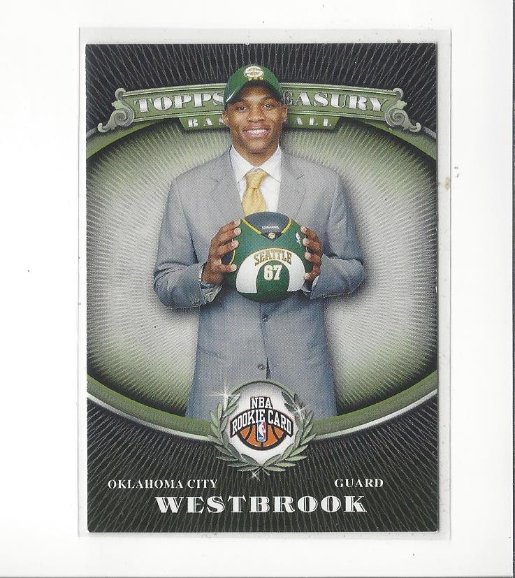 2008-09 Topps Treasury #104 Russell Westbrook RC