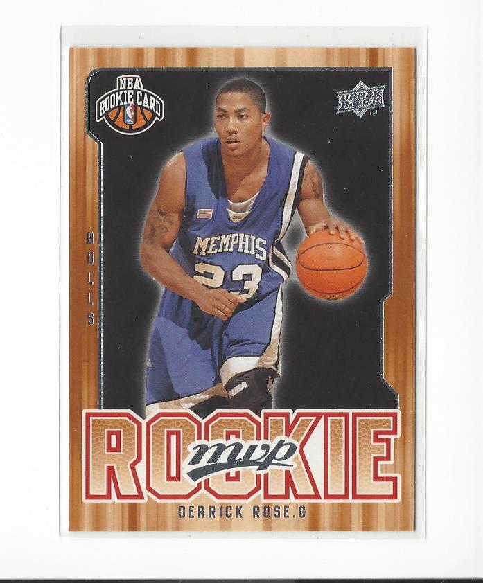 2008-09 Upper Deck MVP #201 Derrick Rose RC