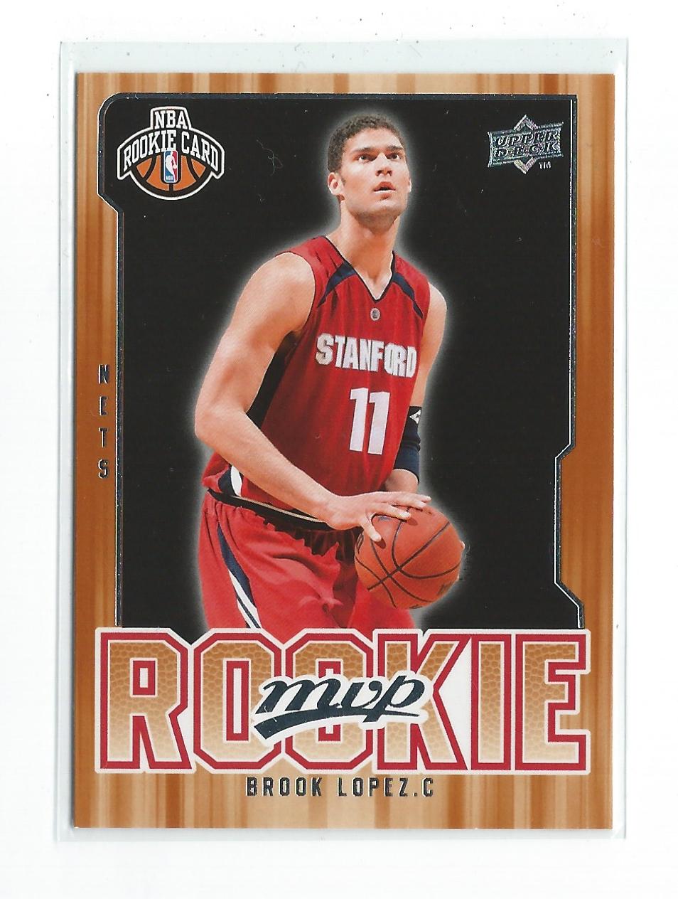 2008-09 Upper Deck MVP #210 Brook Lopez RC