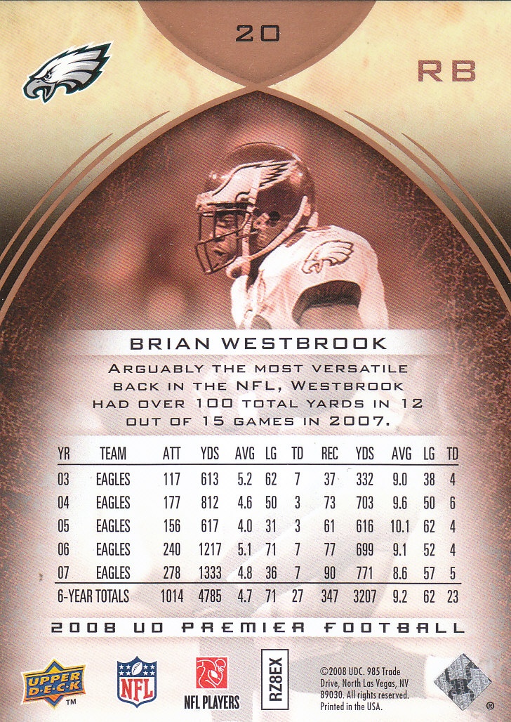 2008 Premier (Upper Deck) Football "Main and Parallel" Cards - Picture 5 of 15