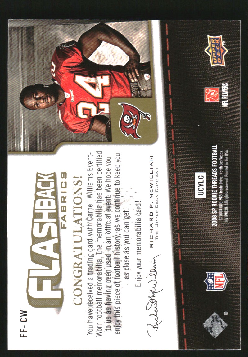 2008 SP Rookie Threads Flashback Fabrics 85-90 #FFCW Cadillac