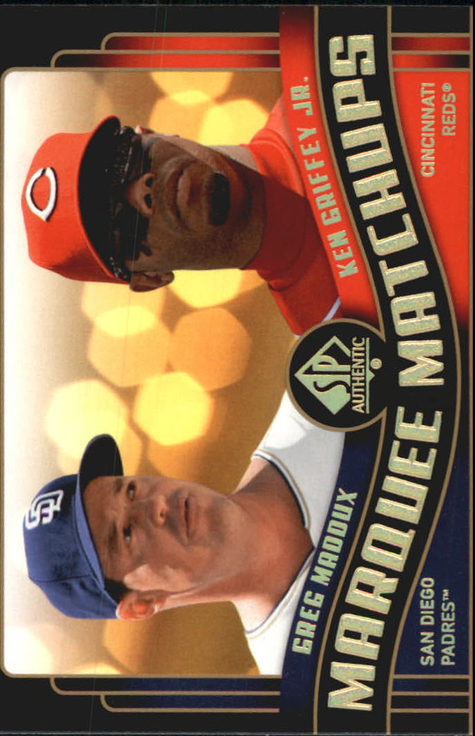 John Smoltz, Ken Griffey Jr. 2008 SP Authentic Marquee Matchups