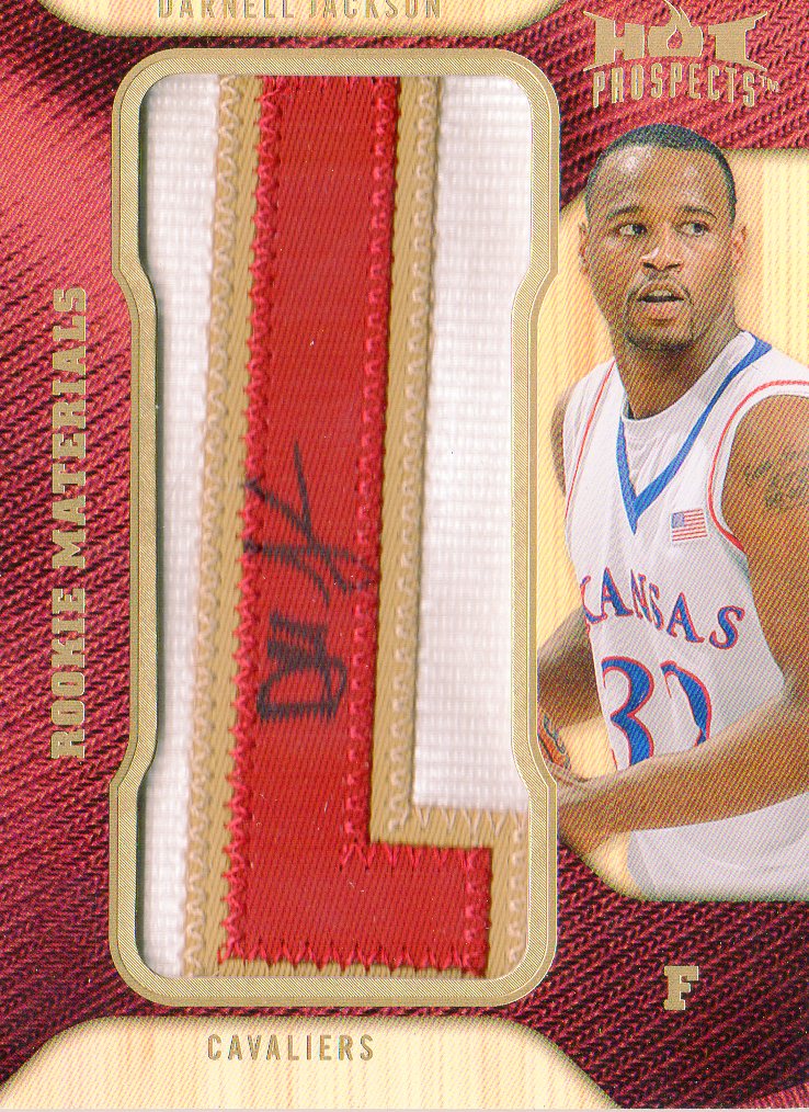 2008-09 Hot Prospects Rookie Materials Autographs Patches #RMDA Darnell Jackson