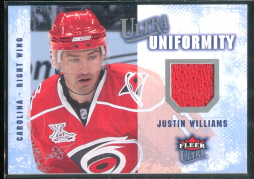 2008-09 Ultra Uniformity #UAJW Justin Williams