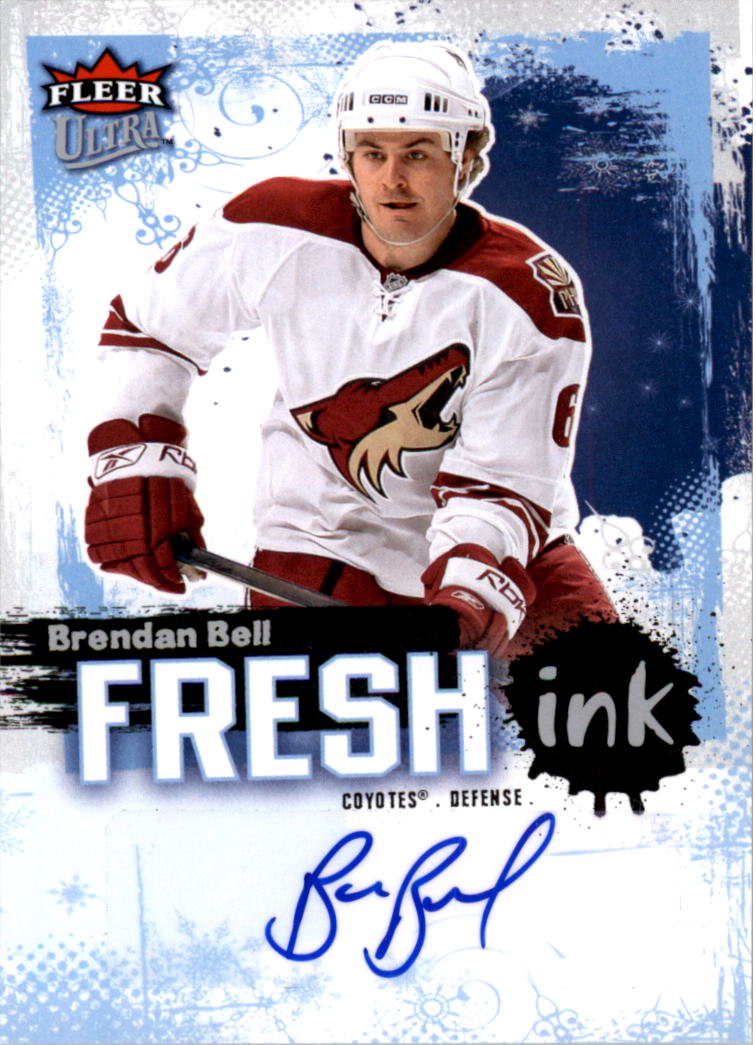 2008-09 Ultra Fresh Ink #FIBE Brendan Bell