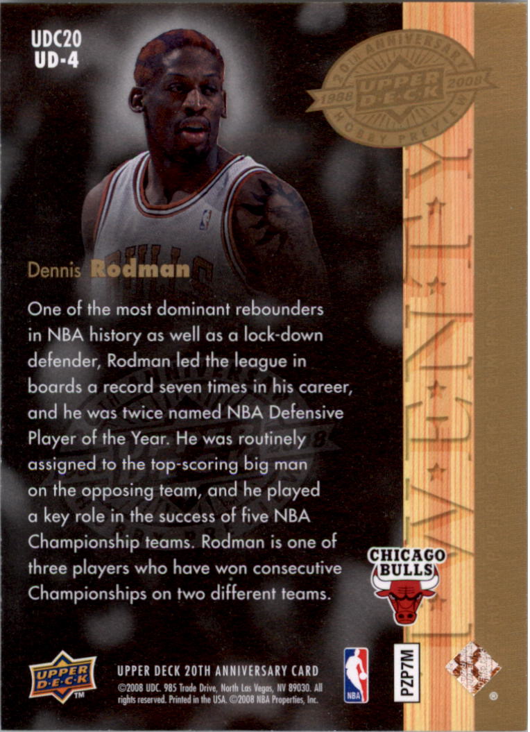 2008 Upper Deck 20th Anniversary Trading Cards Card Pick (Base)