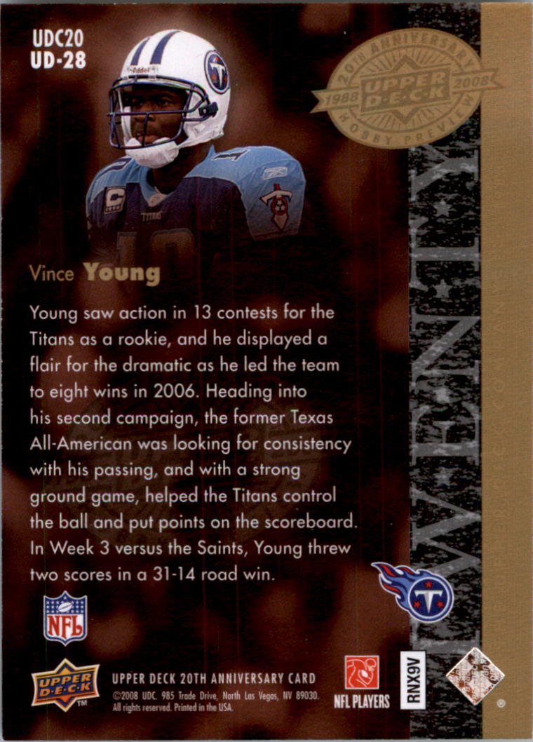 2008 Upper Deck 20th Anniversary Trading Cards Card Pick (Base)