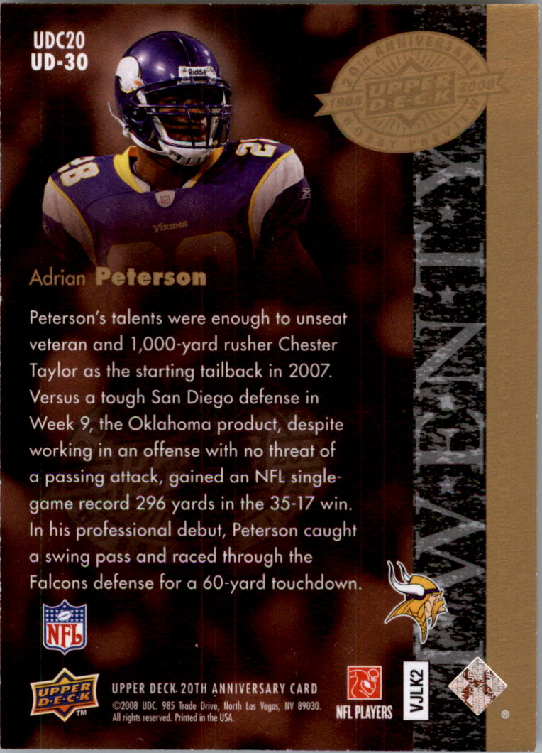 2008 Upper Deck 20th Anniversary Trading Cards Card Pick (Base)