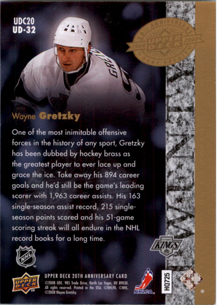 2008 Upper Deck 20th Anniversary Trading Cards Card Pick (Base)