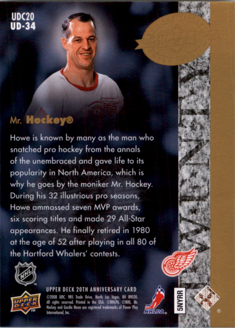 2008 Upper Deck 20th Anniversary Trading Cards Card Pick (Base)