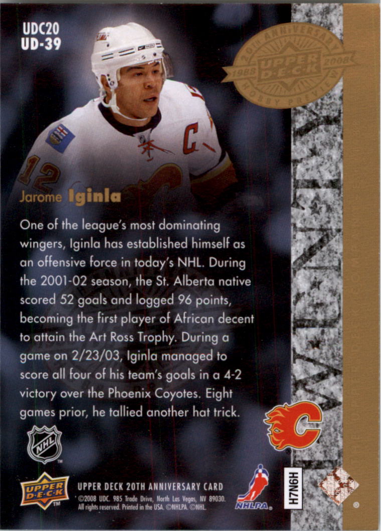 2008 Upper Deck 20th Anniversary Trading Cards Card Pick (Base)