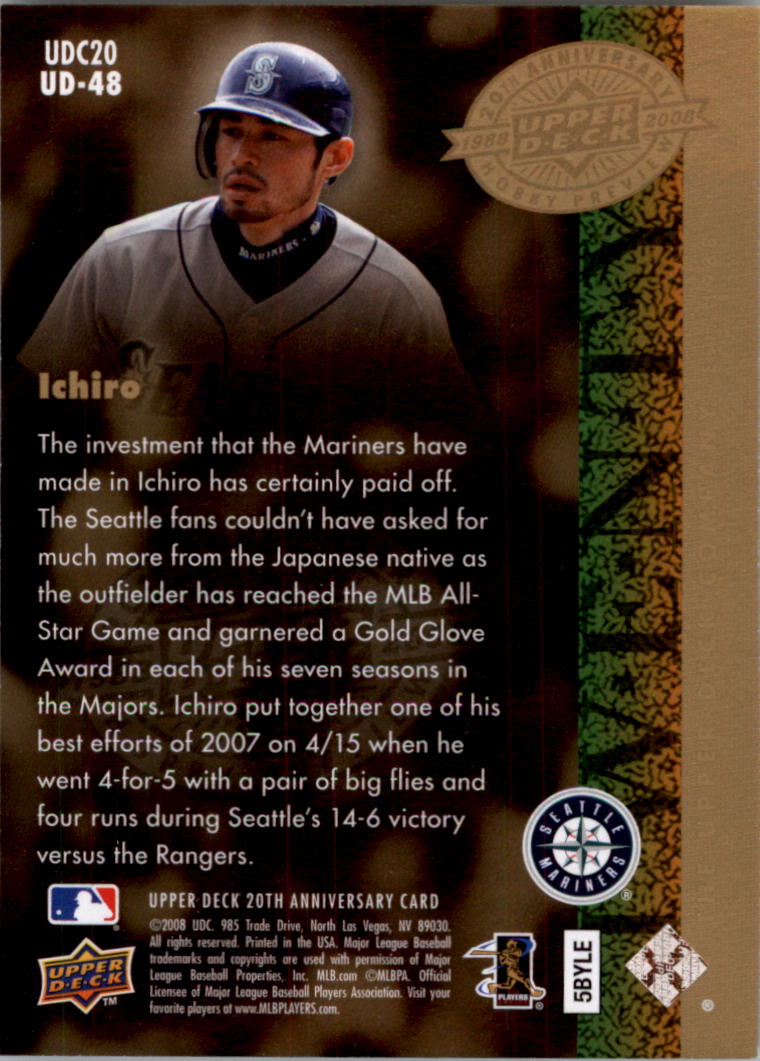 2008 Upper Deck 20th Anniversary Trading Cards Card Pick (Base)