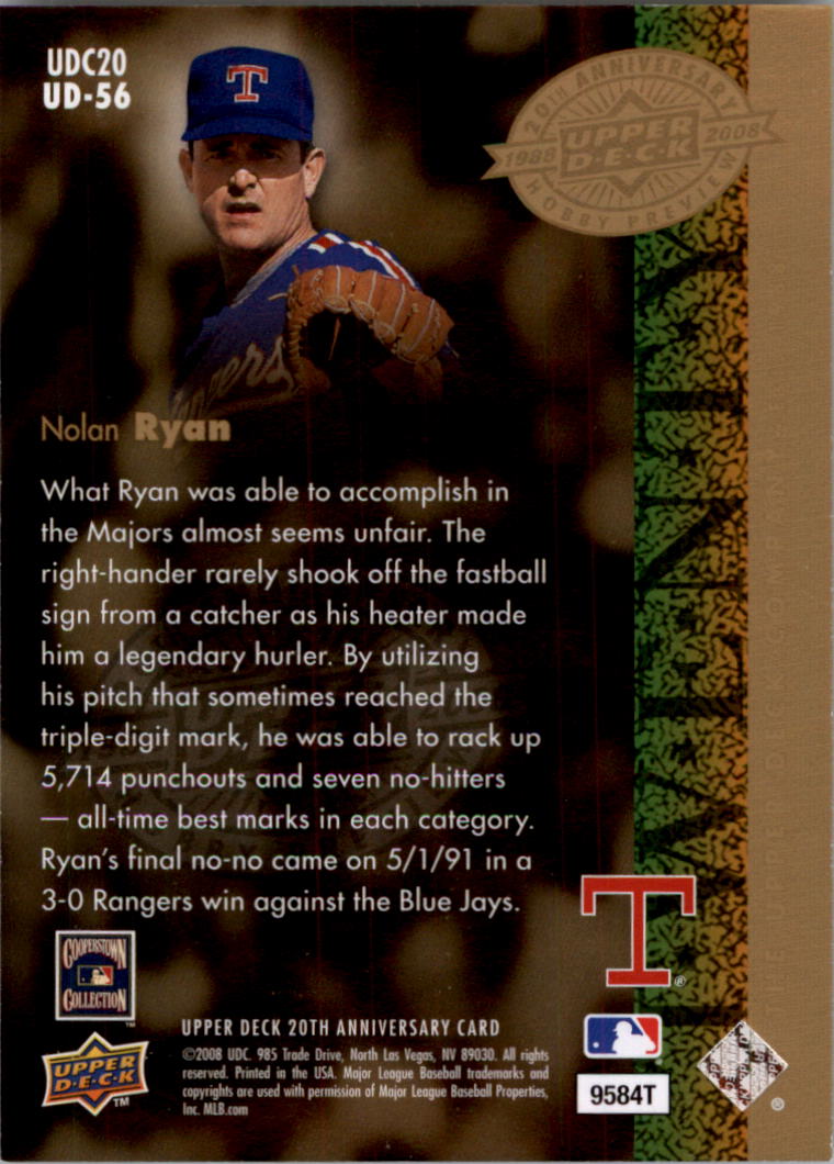 2008 Upper Deck 20th Anniversary Trading Cards Card Pick (Base)