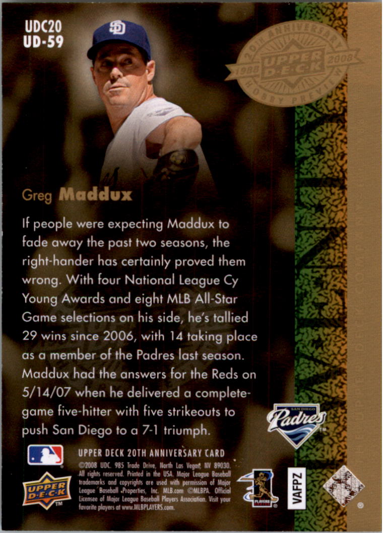 2008 Upper Deck 20th Anniversary Trading Cards Card Pick (Base)