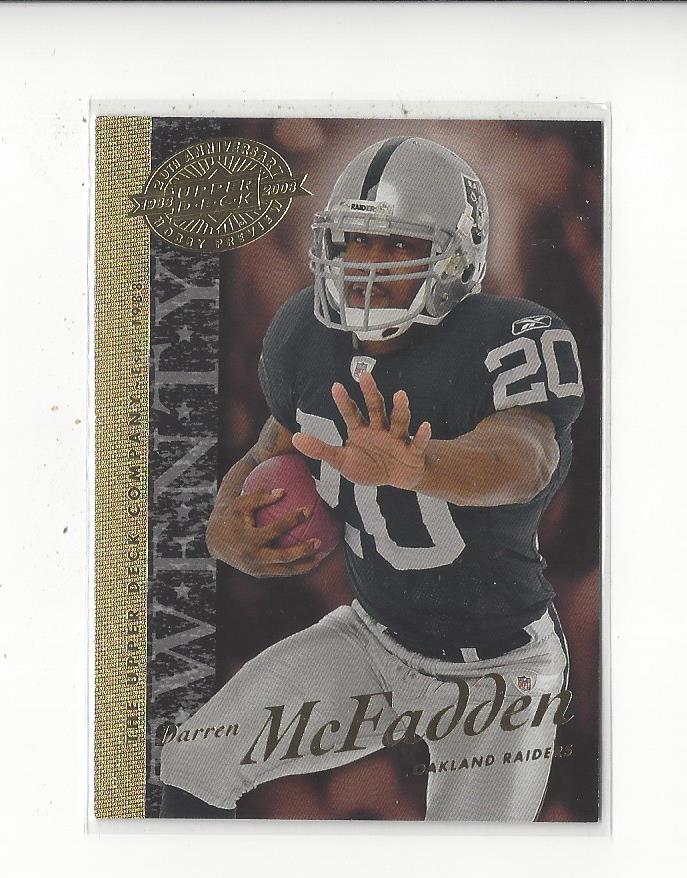 2008 Upper Deck 20th Anniversary #UD66 Darren McFadden