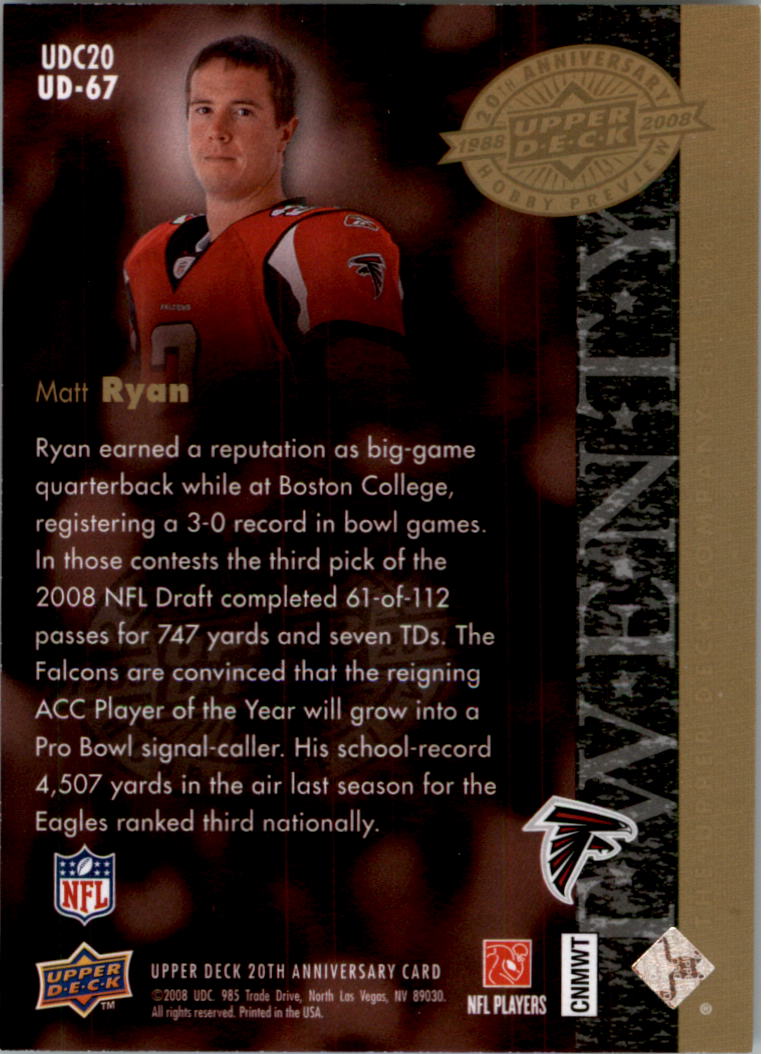 2008 Upper Deck 20th Anniversary Trading Cards Card Pick (Base)