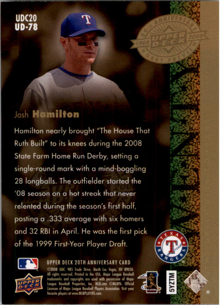 2008 Upper Deck 20th Anniversary Trading Cards Card Pick (Base)